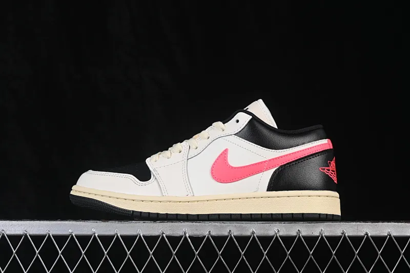 All categories Air Jordan Jordan series basketball shoes Air Jordan 1 Low G version pure original Air Jordan 1 Low AJ1 Joe 1 meter white black red low-top cultural casual sneakers DC0774-107
